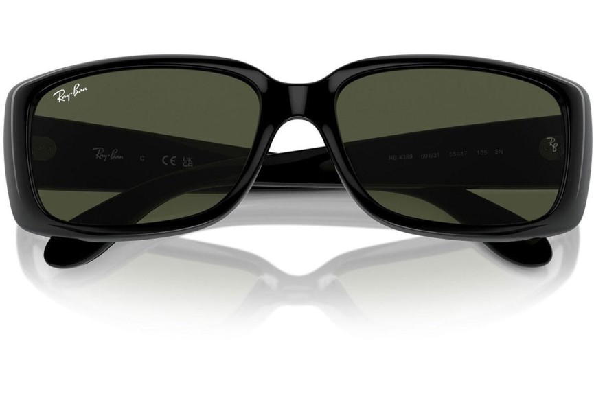 Sluneční brýle Ray-Ban RB4389 601/31 Obdélníkové Černé