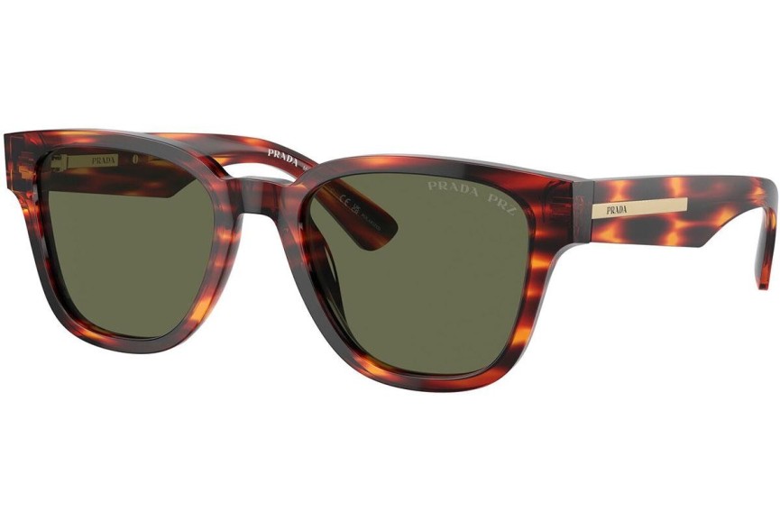 Sluneční brýle Prada PRA04SF 13O03R Polarized Squared Havana