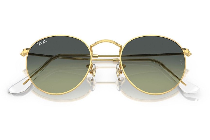 Sluneční brýle Ray-Ban Round Metal RB3447 001/BH Okrouhlé Zlaté