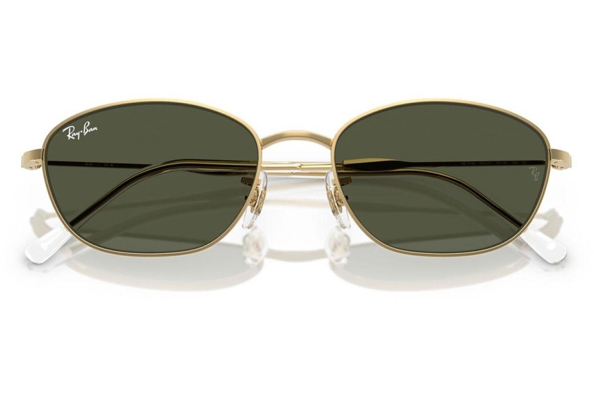 Sluneční brýle Ray-Ban RB3749 001/31 Obdélníkové Zlaté