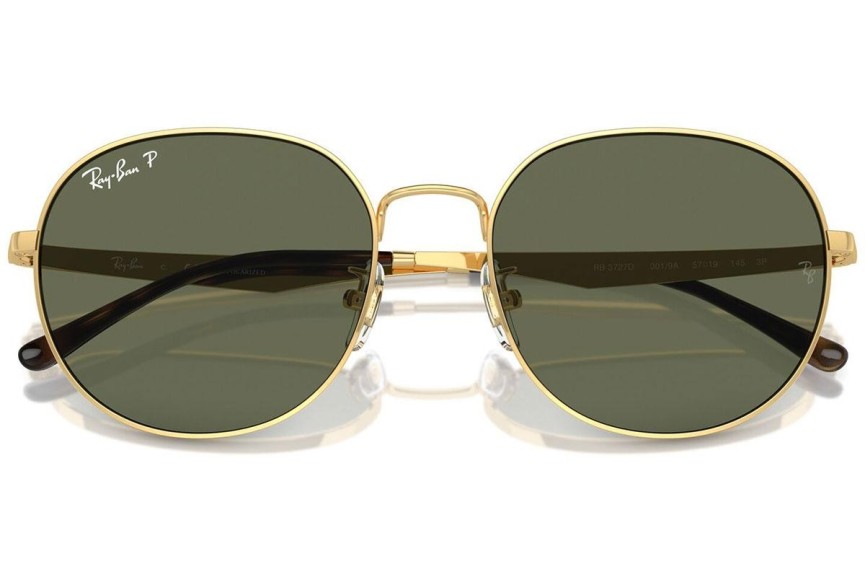 Sluneční brýle Ray-Ban RB3727D 001/9A Polarized Okrouhlé Zlaté