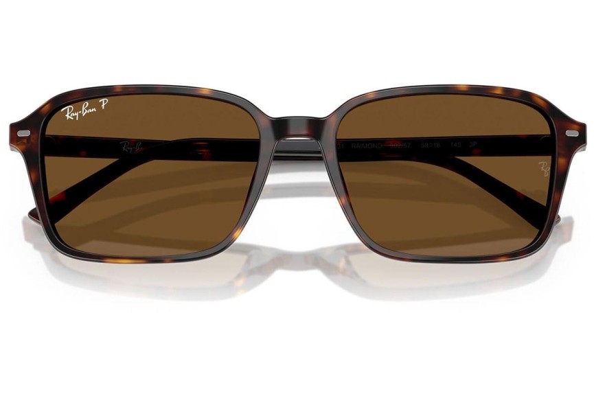 Sluneční brýle Ray-Ban RB2231 902/57 Polarized Squared Havana