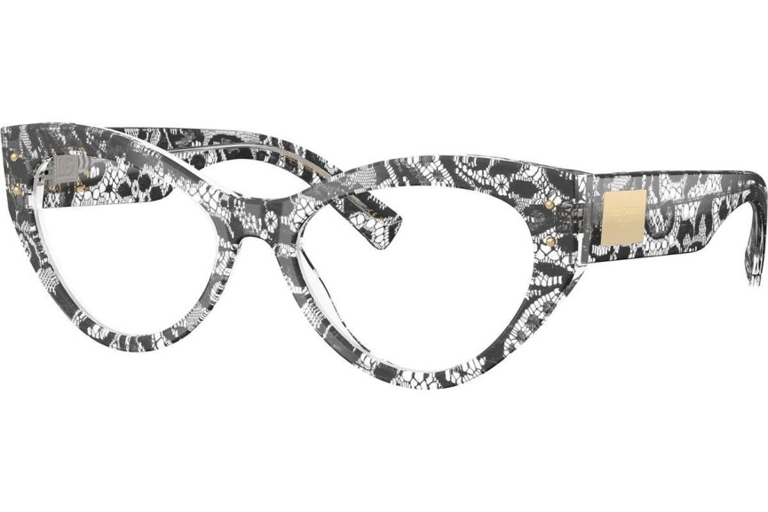 Brýle Dolce & Gabbana DG3403 3287 Cat Eye Černé