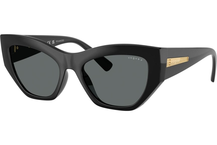 Sluneční brýle Vogue Eyewear VO5607S W44/81 Polarized Cat Eye Černé