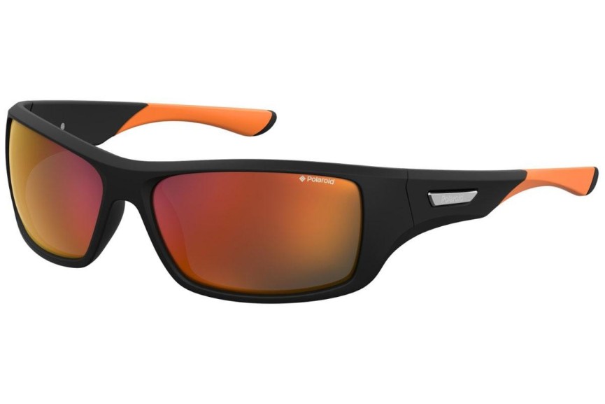 Sluneční brýle Polaroid Sport Active Collection PLD7013/S CAX/OZ Polarized Obdélníkové Černé