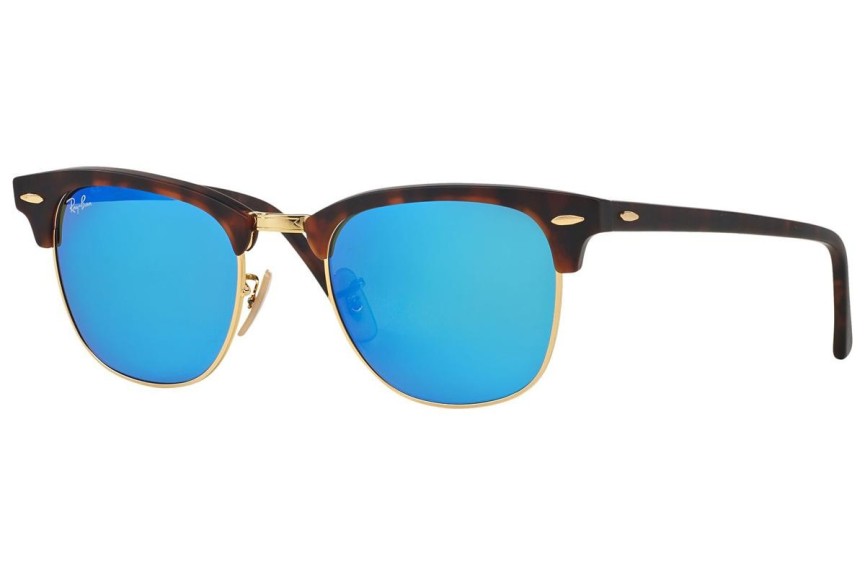 Sluneční brýle Ray-Ban Clubmaster Flash Lenses RB3016 114517 Browline Havana