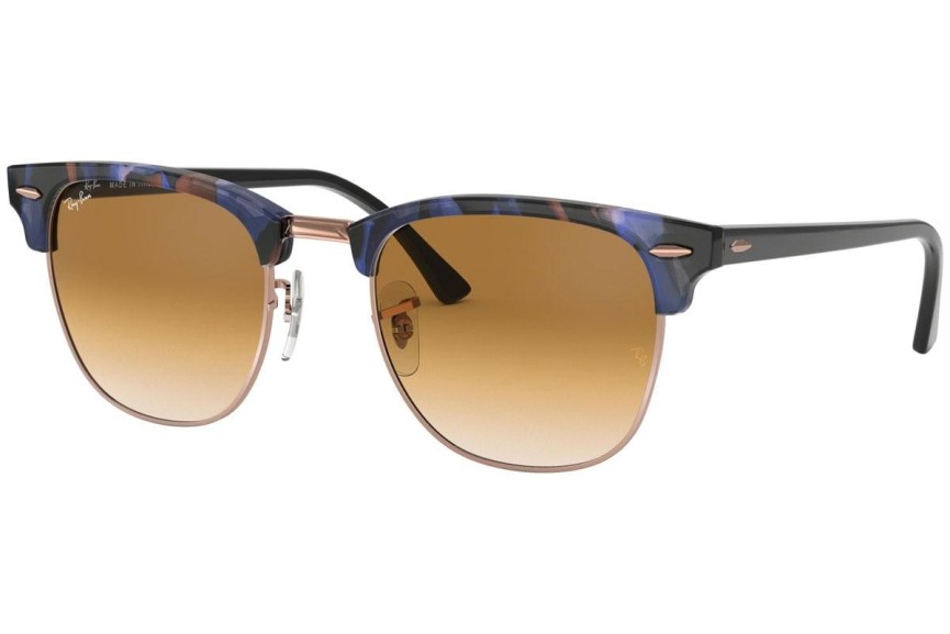 Sluneční brýle Ray-Ban Clubmaster Fleck RB3016 125651 Browline Modré