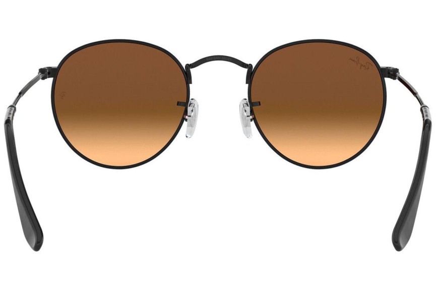 Sluneční brýle Ray-Ban Round Metal Flash Lenses Gradient RB3447 002/4O Okrouhlé Černé