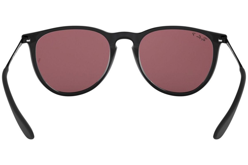 Sluneční brýle Ray-Ban Erika Classic RB4171 601/5Q Polarized Okrouhlé Černé