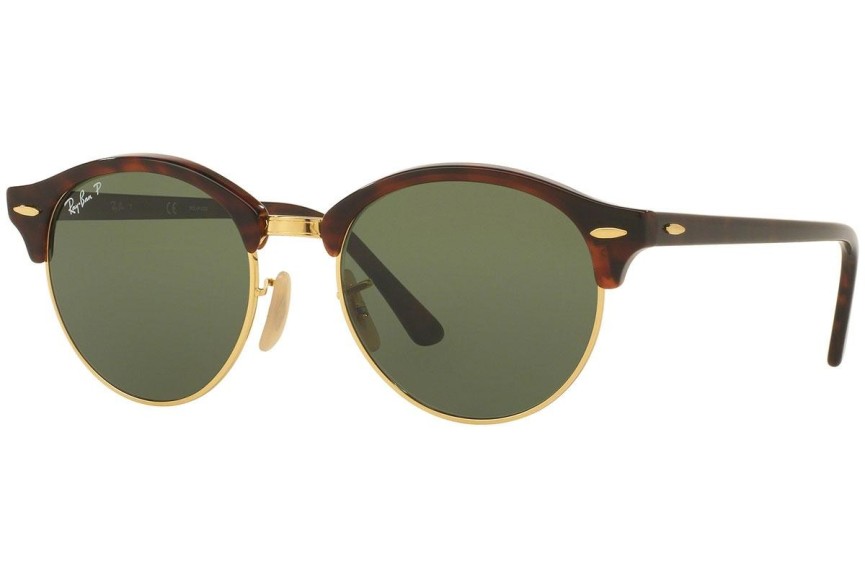 Sluneční brýle Ray-Ban Clubround Flash Lenses RB4246 990/58 Polarized Okrouhlé Červené