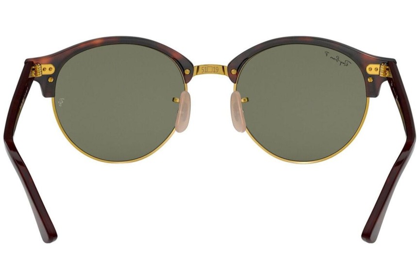 Sluneční brýle Ray-Ban Clubround Flash Lenses RB4246 990/58 Polarized Okrouhlé Červené