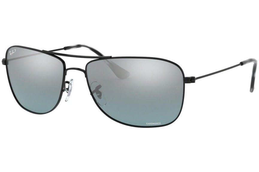 Sluneční brýle Ray-Ban Chromance Collection RB3543 002/5L Polarized Pilot Černé