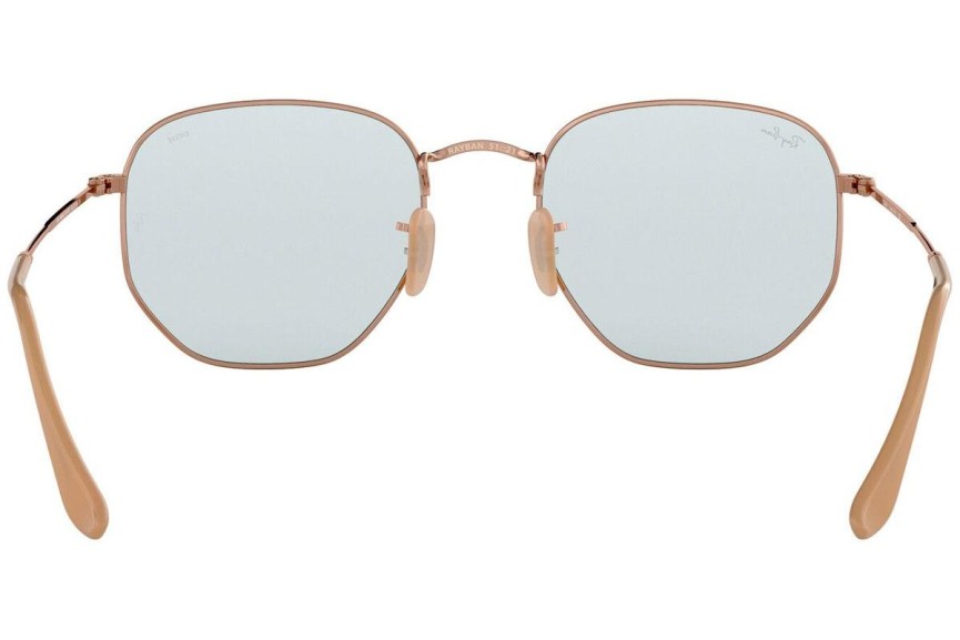 Sluneční brýle Ray-Ban Hexagonal Evolve RB3548N 91310Y Okrouhlé Zlaté