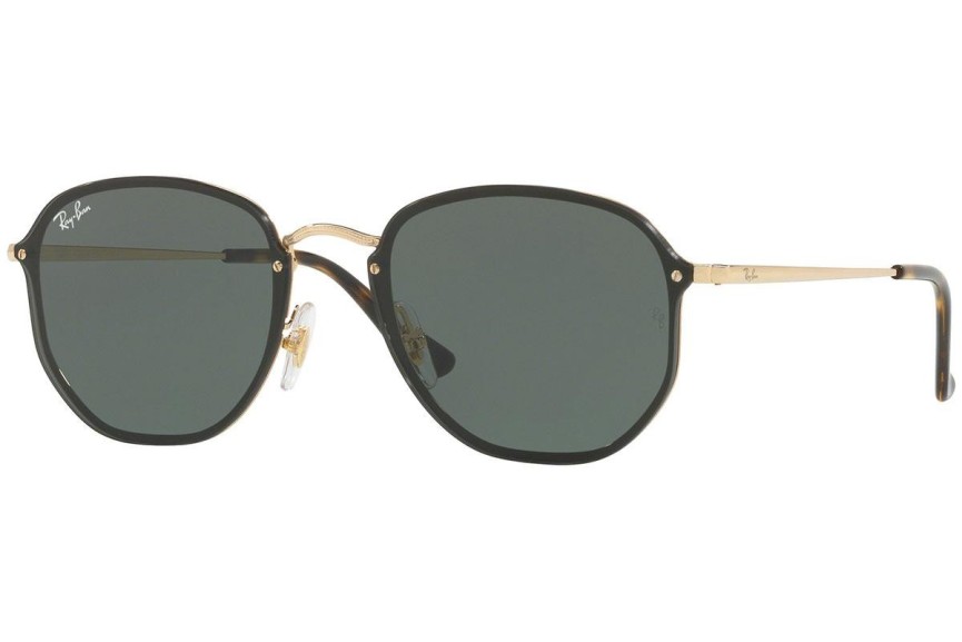 Sluneční brýle Ray-Ban Blaze Hexagonal Blaze Collection RB3579N 001/71 Squared Černé