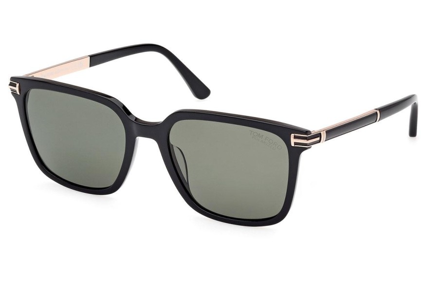 Sluneční brýle Tom Ford Jochem FT1183 01R Polarized Squared Černé