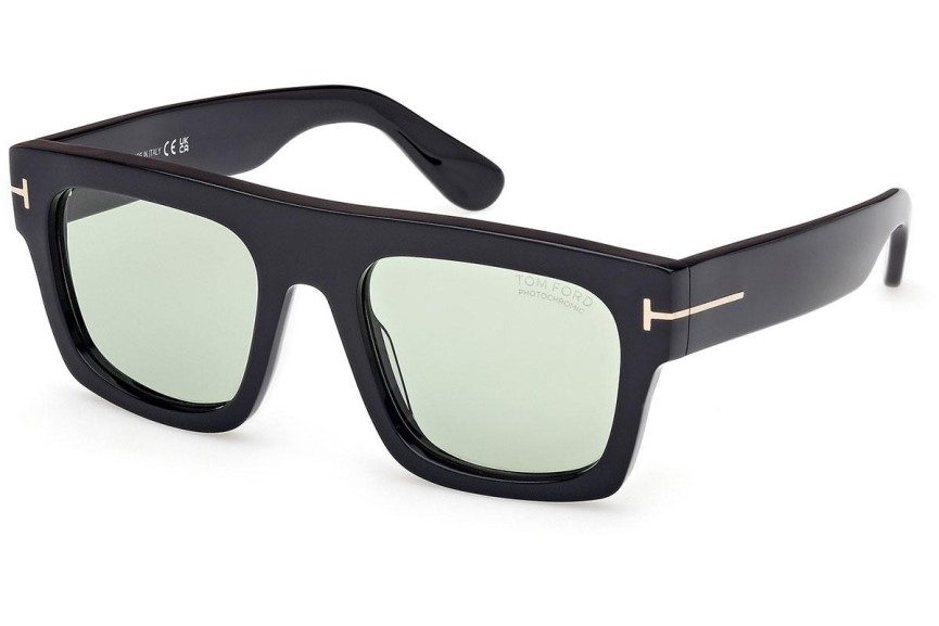 Sluneční brýle Tom Ford Fausto FT0711 01N Flat Top Černé