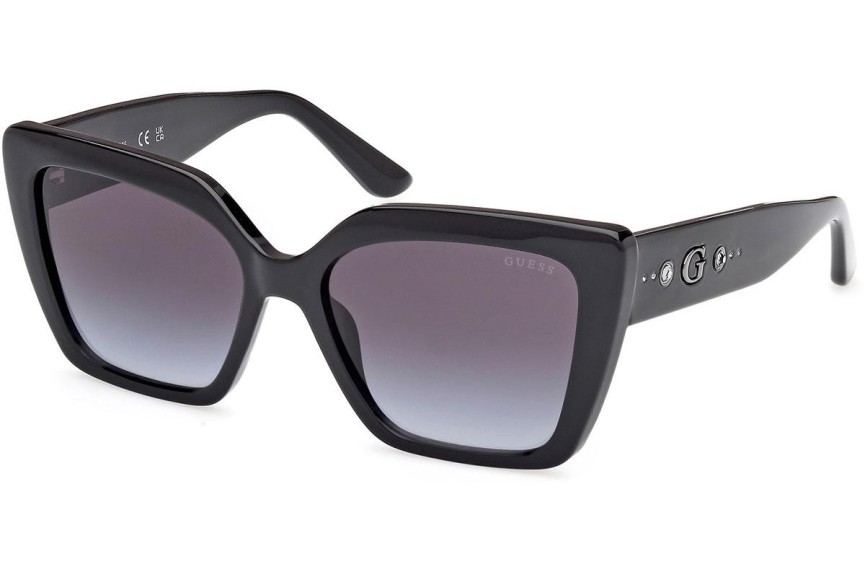 Sluneční brýle Guess GU00162 01B Cat Eye Černé