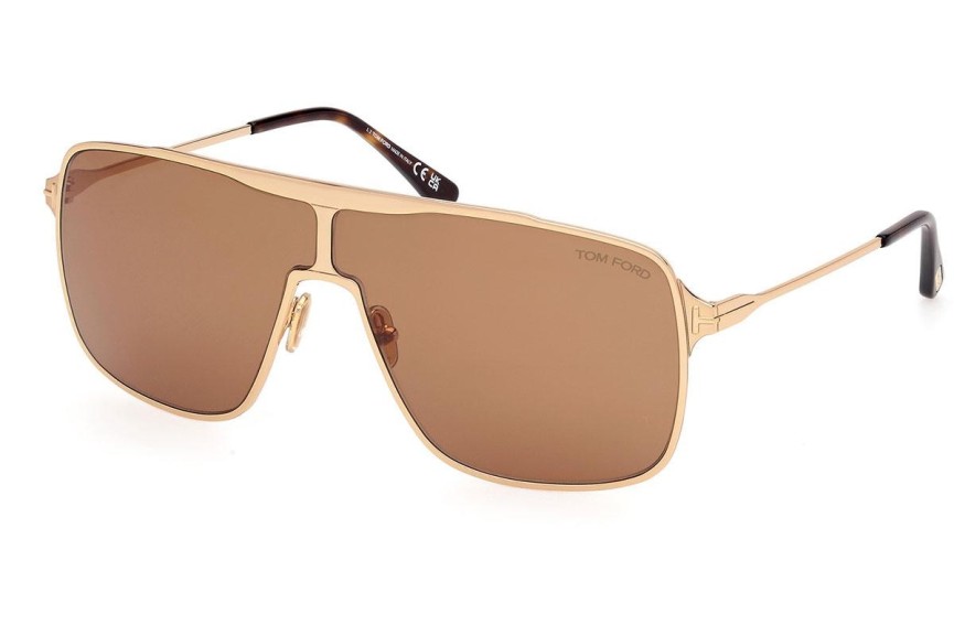 Sluneční brýle Tom Ford Zappa FT1173 30E Squared Zlaté