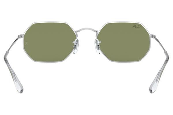 Sluneční brýle Ray-Ban Octagonal RB3556 91984E Okrouhlé Stříbrné