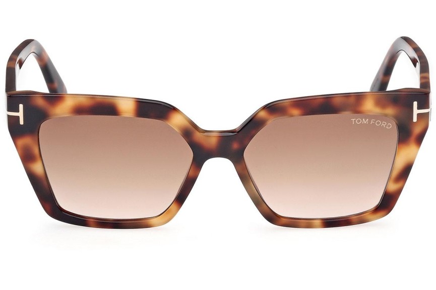 Sluneční brýle Tom Ford FT1030 53F Cat Eye Havana