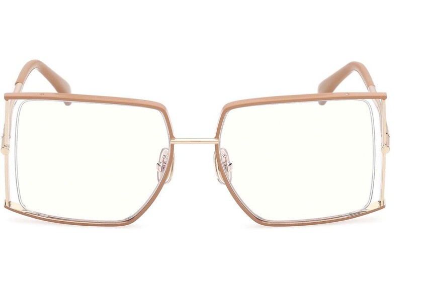 Brýle Max Mara MM5156-B 047 Squared Hnědé