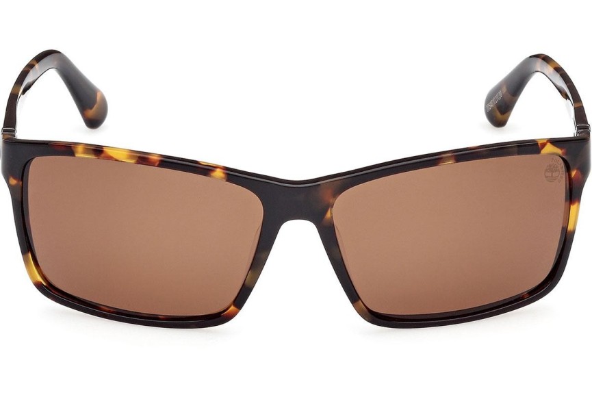 Sluneční brýle Timberland TB00032 52H Polarized Squared Havana