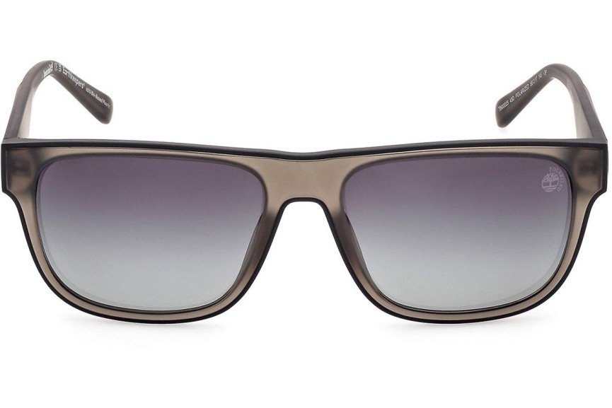 Sluneční brýle Timberland TB00025 45D Polarized Squared Hnědé