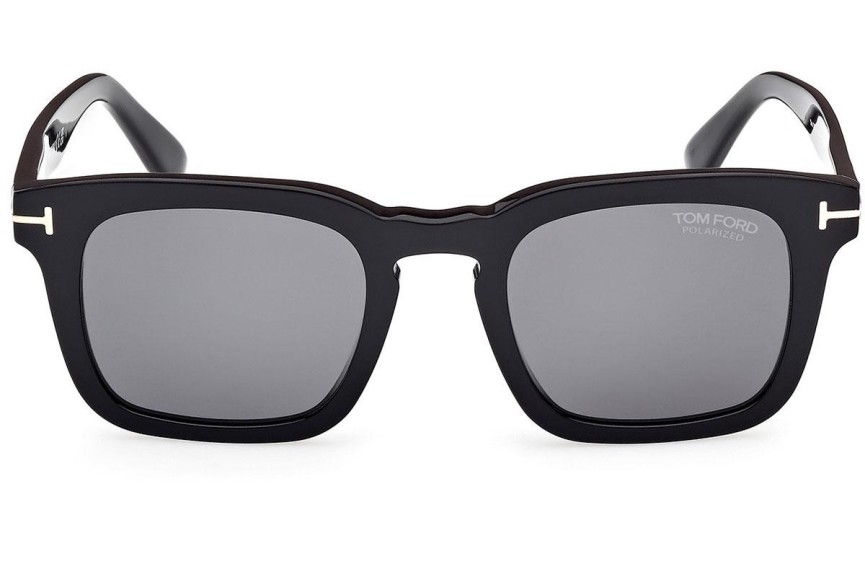 Sluneční brýle Tom Ford Dax FT0751 01D Polarized Squared Černé