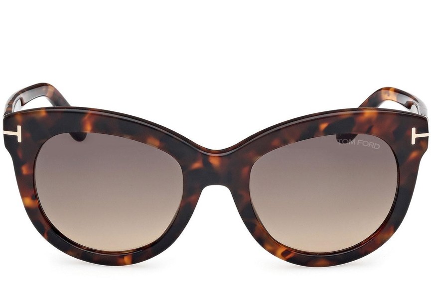 Sluneční brýle Tom Ford Odette FT1189 52F Cat Eye Havana