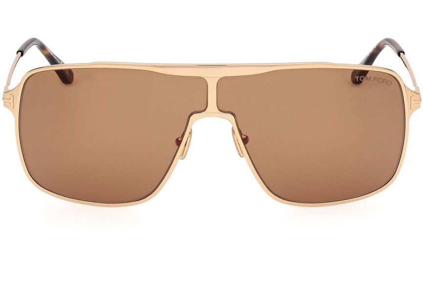 Sluneční brýle Tom Ford Zappa FT1173 30E Squared Zlaté