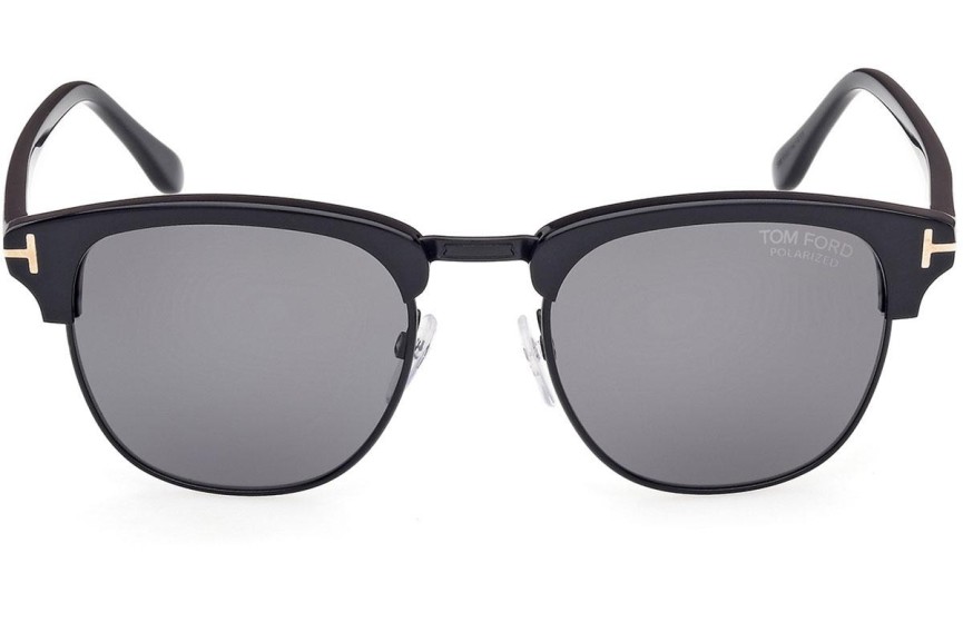 Sluneční brýle Tom Ford Henry FT0248 01D Polarized Browline Černé