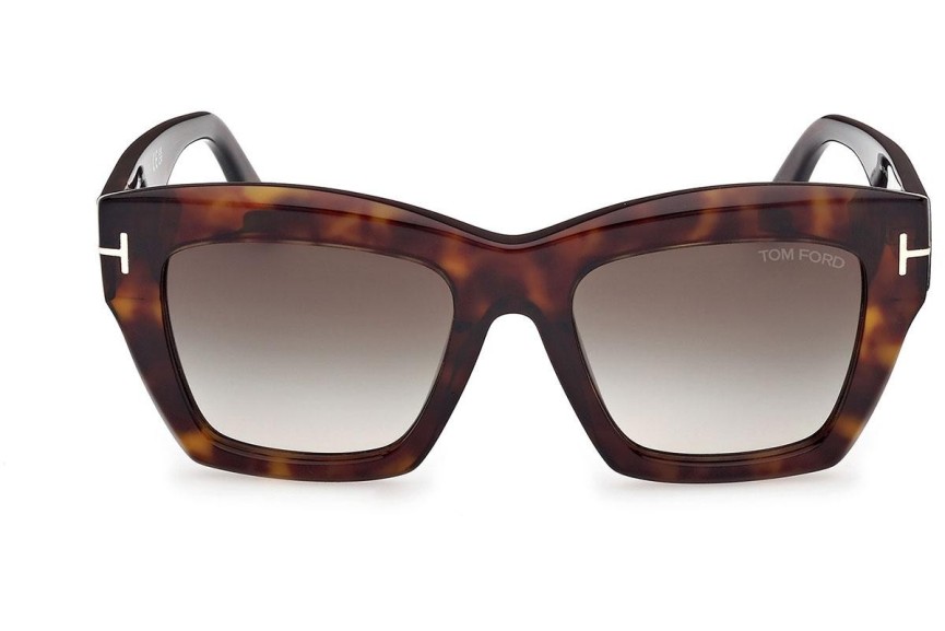 Sluneční brýle Tom Ford Luna FT1191 52B Cat Eye Havana