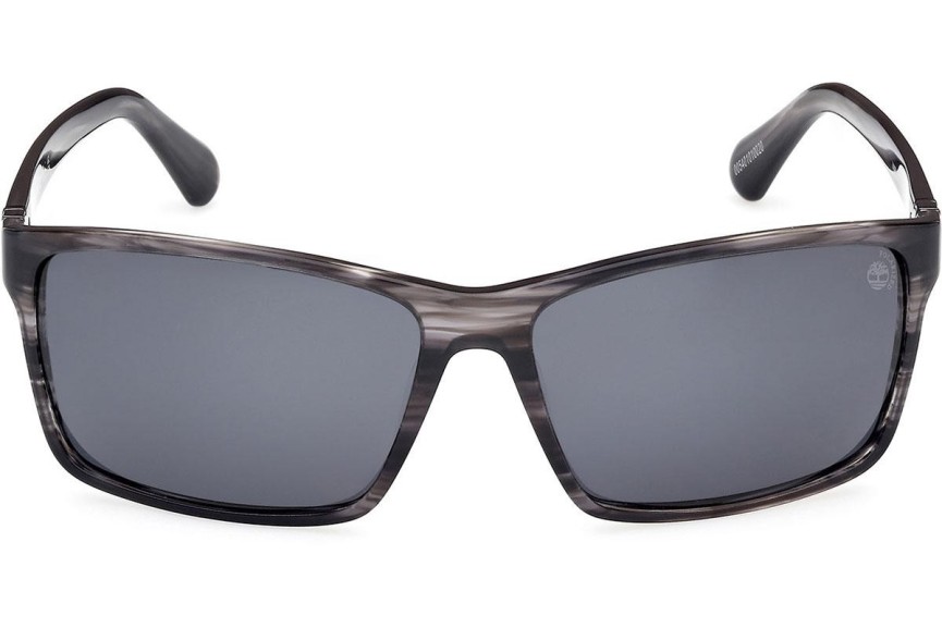 Sluneční brýle Timberland TB00032 01R Polarized Squared Šedé