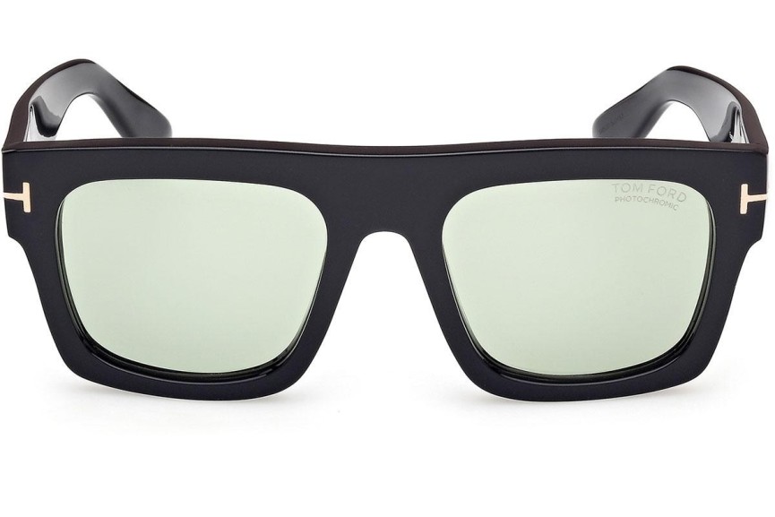 Sluneční brýle Tom Ford Fausto FT0711 01N Flat Top Černé