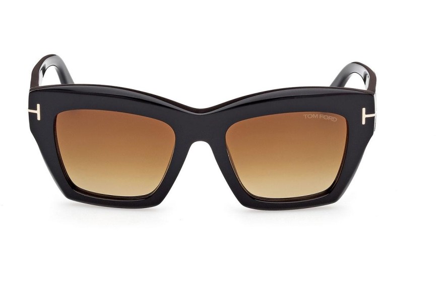 Sluneční brýle Tom Ford Luna FT1191 01F Cat Eye Černé