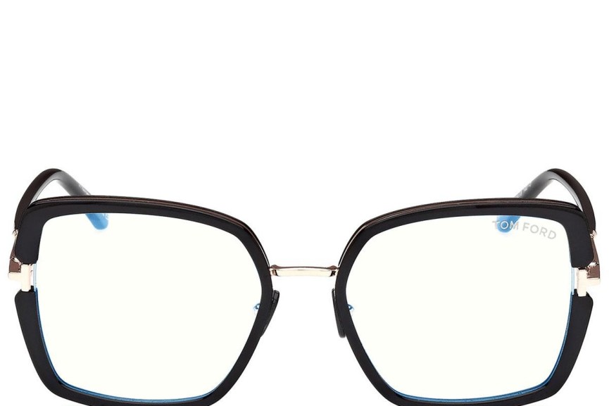 Brýle Tom Ford FT5985-B 001 Squared Černé