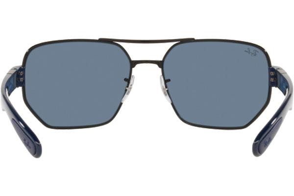 Sluneční brýle Ray-Ban RB3672 002/80 Obdélníkové Černé