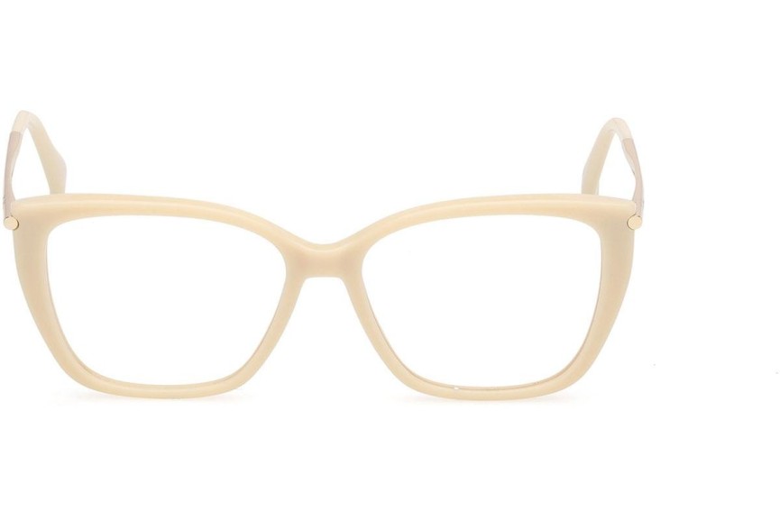 Brýle Max Mara MM5007 025 Squared Béžové