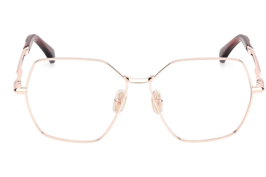 Brýle Max Mara MM5154 033 Squared Zlaté