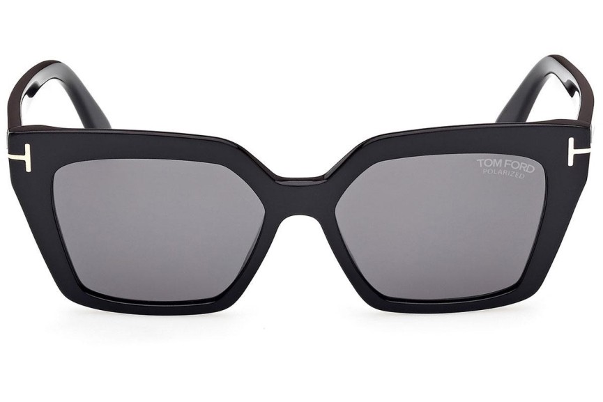 Sluneční brýle Tom Ford FT1030 01D Polarized Cat Eye Černé