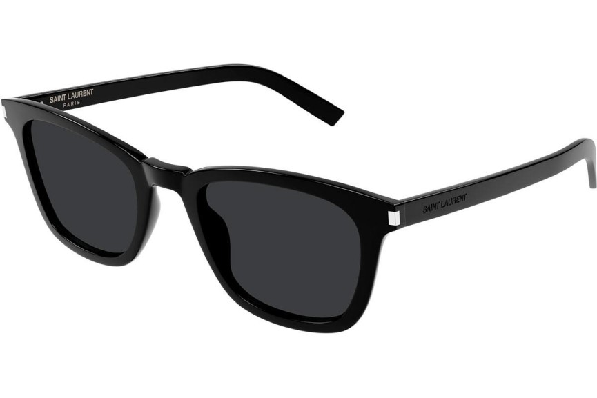 Sluneční brýle Saint Laurent SL716SLIM 001 Squared Černé