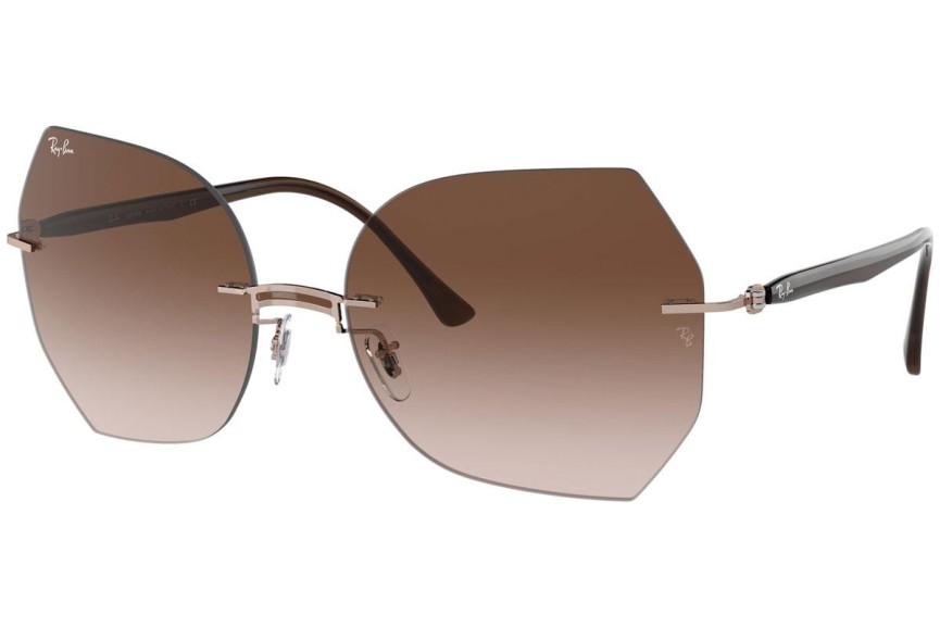 Sluneční brýle Ray-Ban Titanium Collection RB8065 155/13 Cat Eye Zlaté