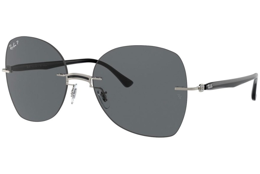 Sluneční brýle Ray-Ban Titanium Collection RB8066 003/81 Polarized Squared Černé