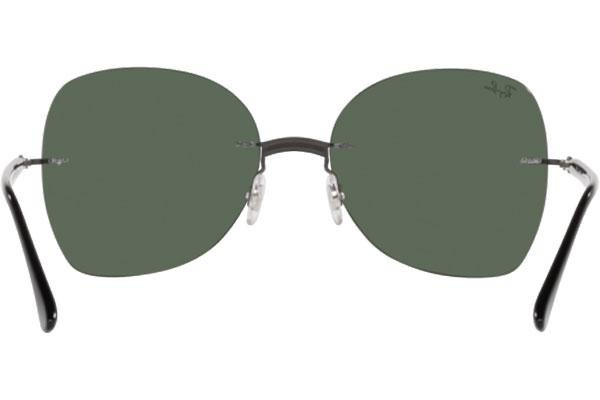 Sluneční brýle Ray-Ban Titanium Collection RB8066 154/71 Squared Šedé