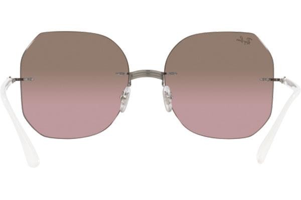 Sluneční brýle Ray-Ban Titanium Collection RB8067 159/14 Squared Stříbrné