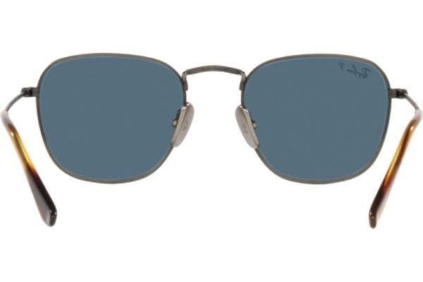 Sluneční brýle Ray-Ban Frank Titanium Collection RB8157 9208T0 Polarized Squared Stříbrné