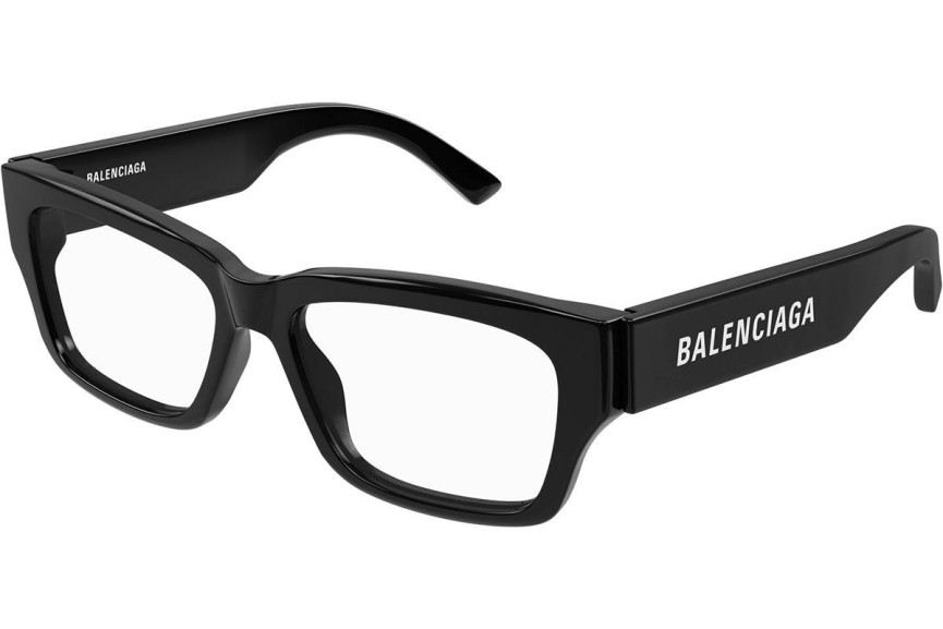 Brýle Balenciaga BB0376O 001 Squared Černé