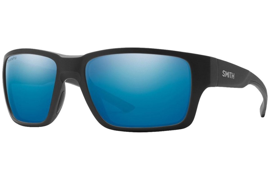 Sluneční brýle Smith Outback 124/QG Polarized Obdélníkové Černé