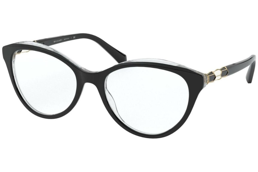 Brýle Bvlgari BV4187B 5381 Cat Eye Černé