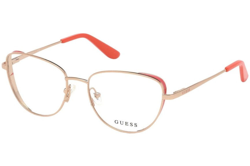 Brýle Guess GU2701 028 Cat Eye Zlaté